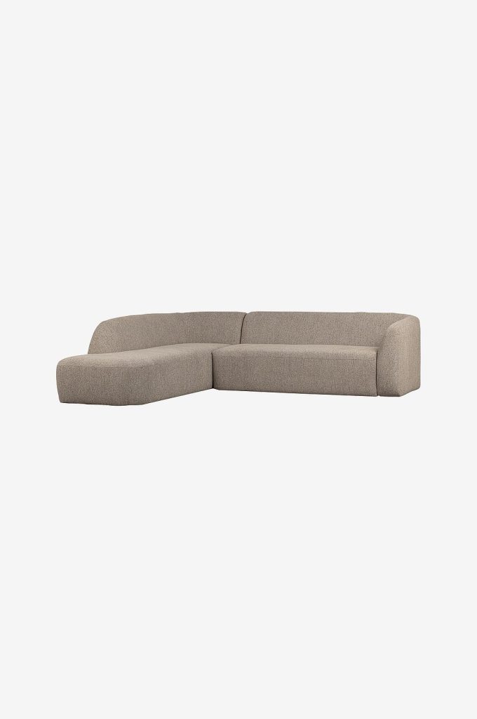 4-sits soffa – vänster Sloping – Grå