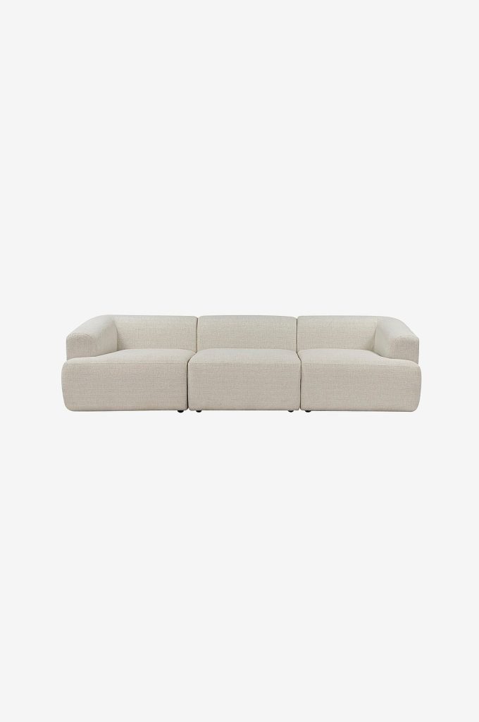 3-sits soffa – ig soffa Lotus – Vit