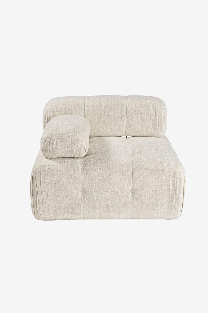 Modulsoffa – 1-sits soffa Puca Vänster – Beige