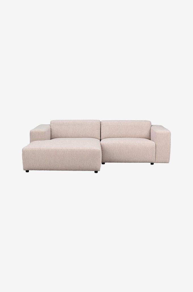 3-sits soffa – Willard, 3-sits med Schäslong Vänster – Beige