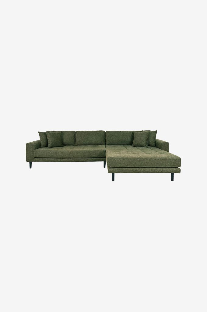 4-sits soffa – Loungesoffa Lido, högermodell – Grön