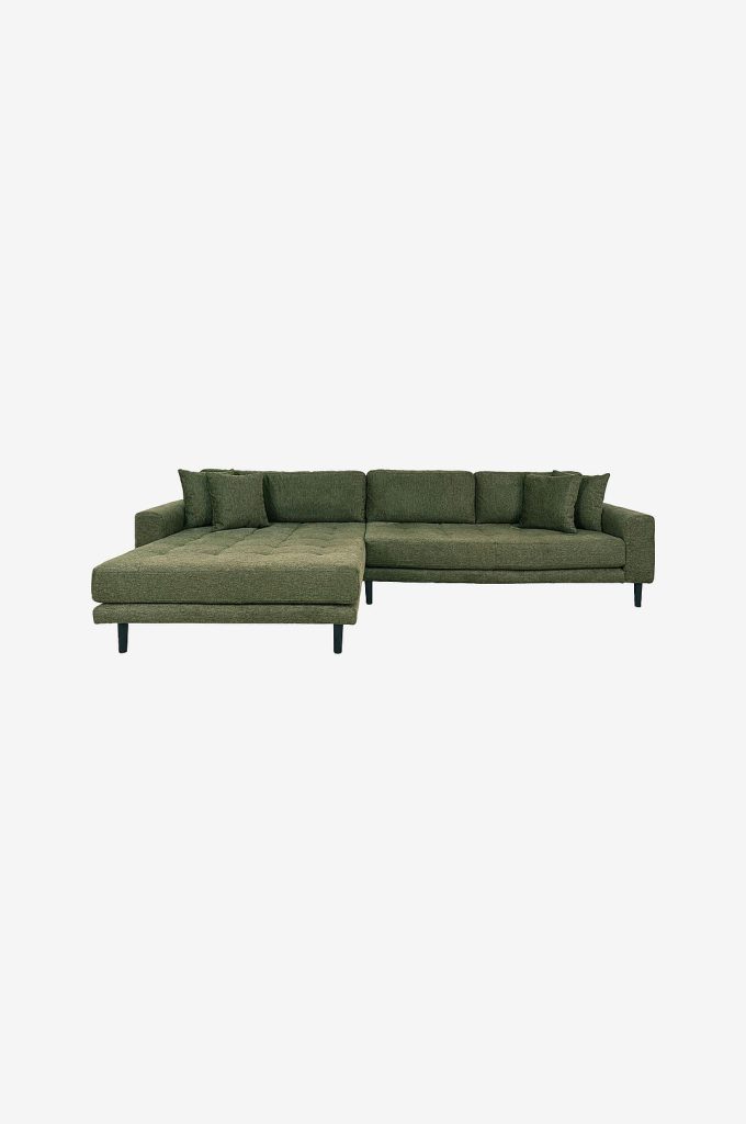 4-sits soffa – Loungesoffa Lido, vänstermodell – Grön
