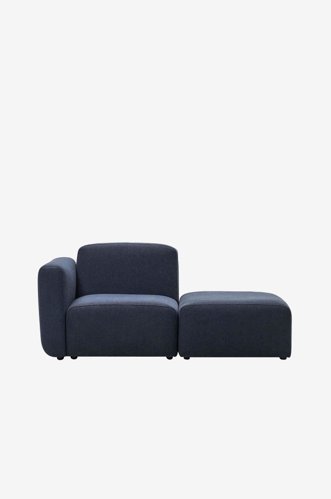 Modulsoffa – 1-sits med ryggstöd Neom – Blå
