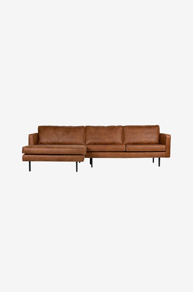 4-sits soffa – Schäslong vänster Rodeo – Brun