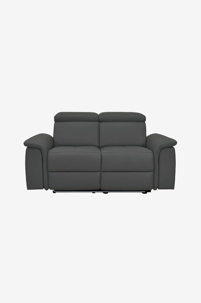 2-sits soffa – med manuell relaxfunktion Pareli – Grå (18 499 kr)