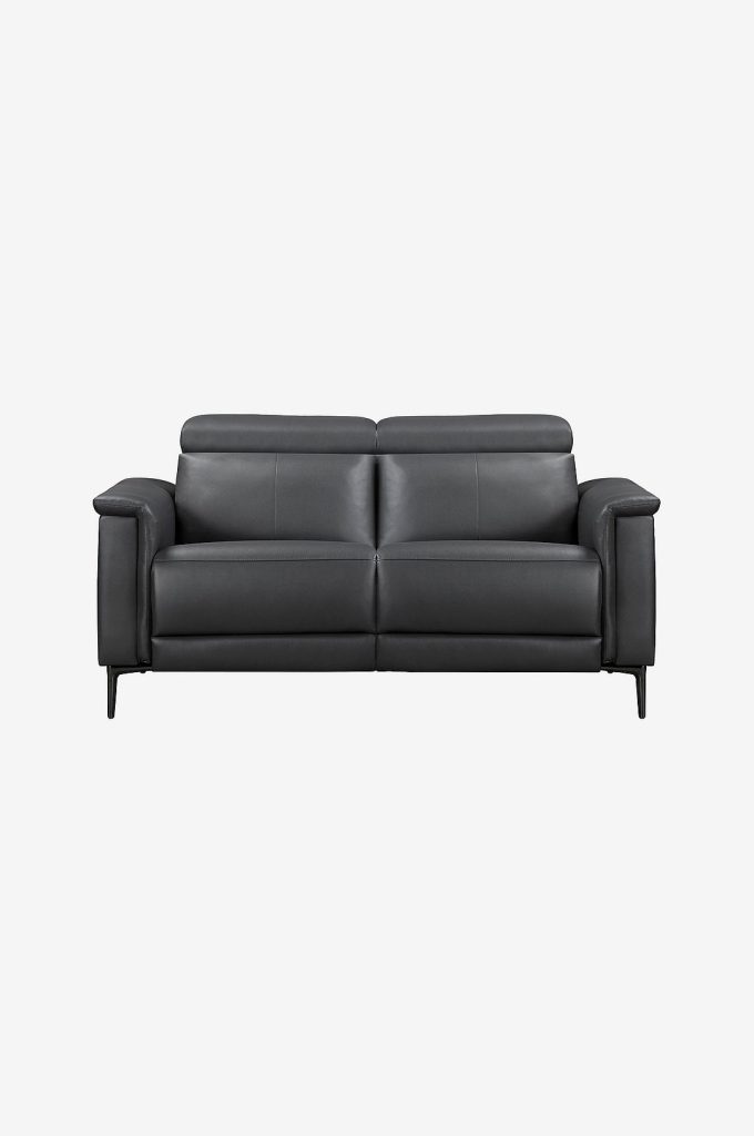 2-sits soffa – 2 Sits 1 Recliner Elektrisk Lund – Grå (14 499 kr)