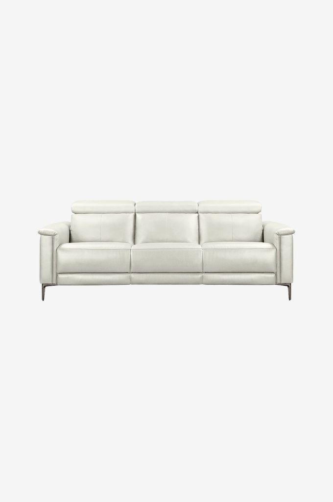 3-sits soffa – med 2 manuella vilstolar Lund – Vit
