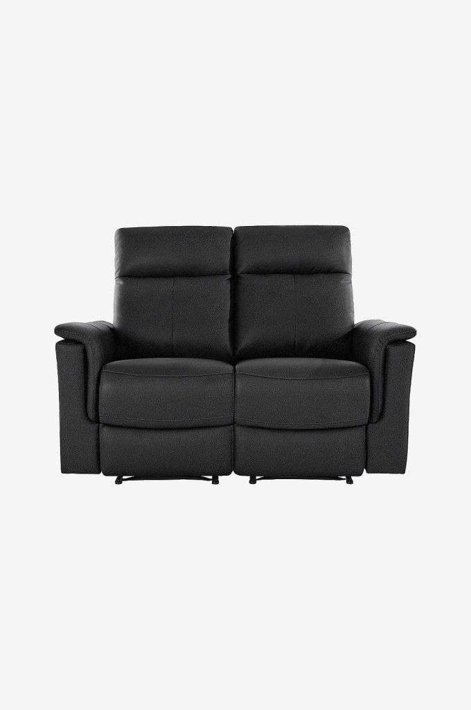 2-sits soffa – 2-sits manuell Southbrook – Svart