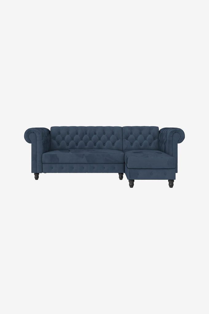 Bäddsoffa – Schäslong Bäddsoffa Felix – Blå