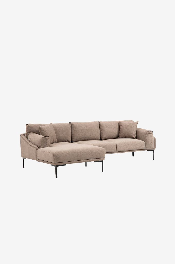Divansoffa – Leo Vänster – Brun