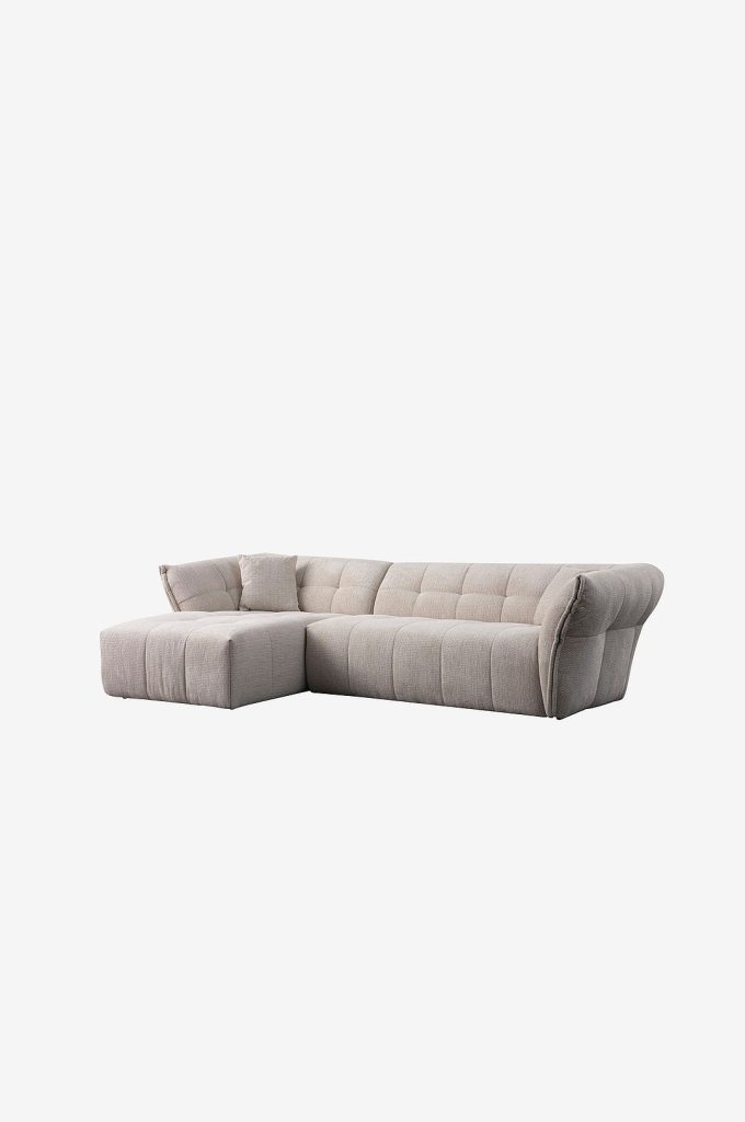 Divansoffa – Boxer Vänster – Vit