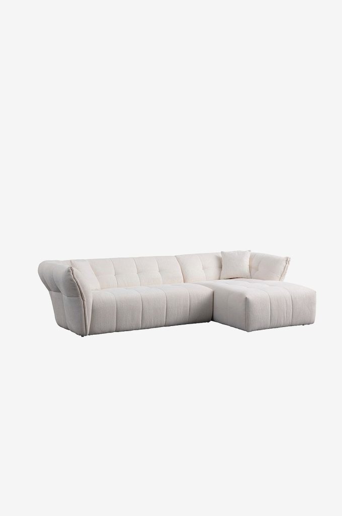 Divansoffa – Boxer Höger – Vit