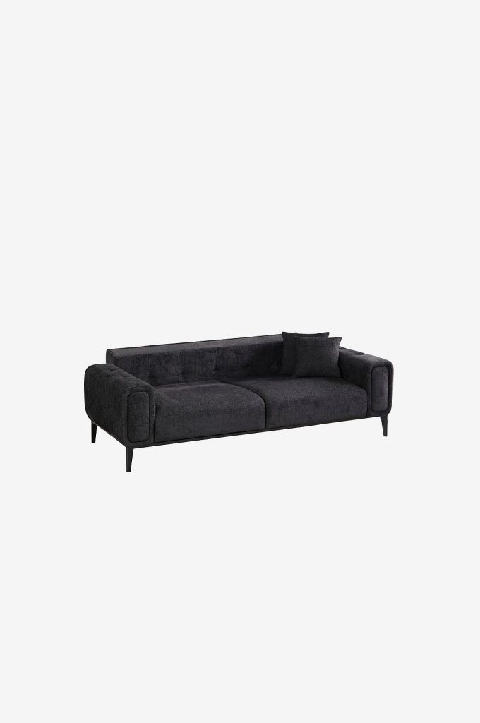 Bäddsoffa – med 3 sittplatser Athena – Svart
