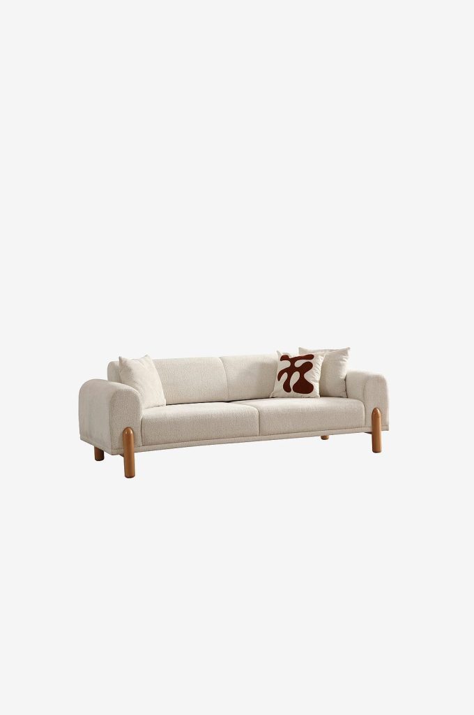 3-sits soffa – med 3 sittplatser Lyke – Vit