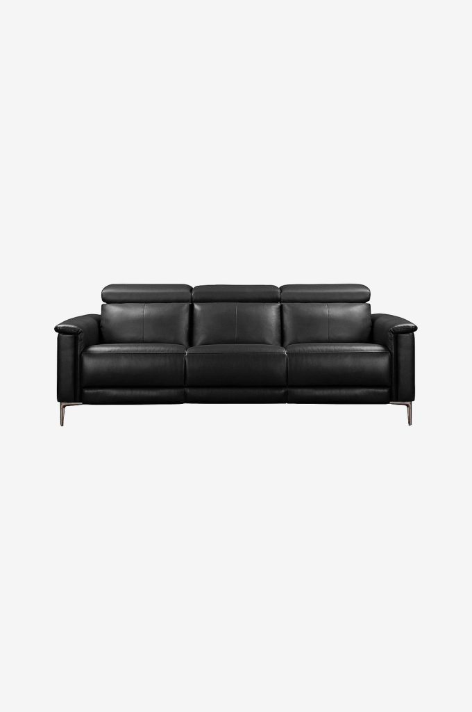 3-sits soffa – med 2 manuella vilstolar Lund – Grön