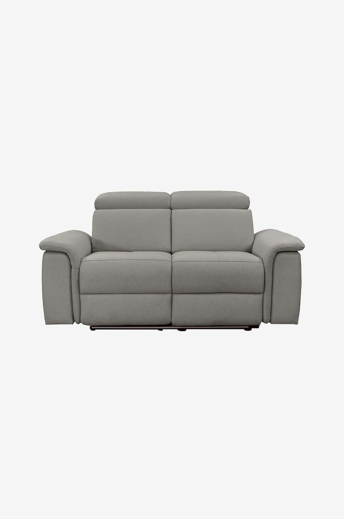 2-sits soffa – med manuell relaxfunktion Pareli – Grå (16 499 kr)