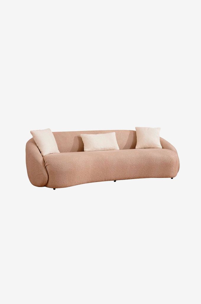 3-sits soffa – Napoli – Brun