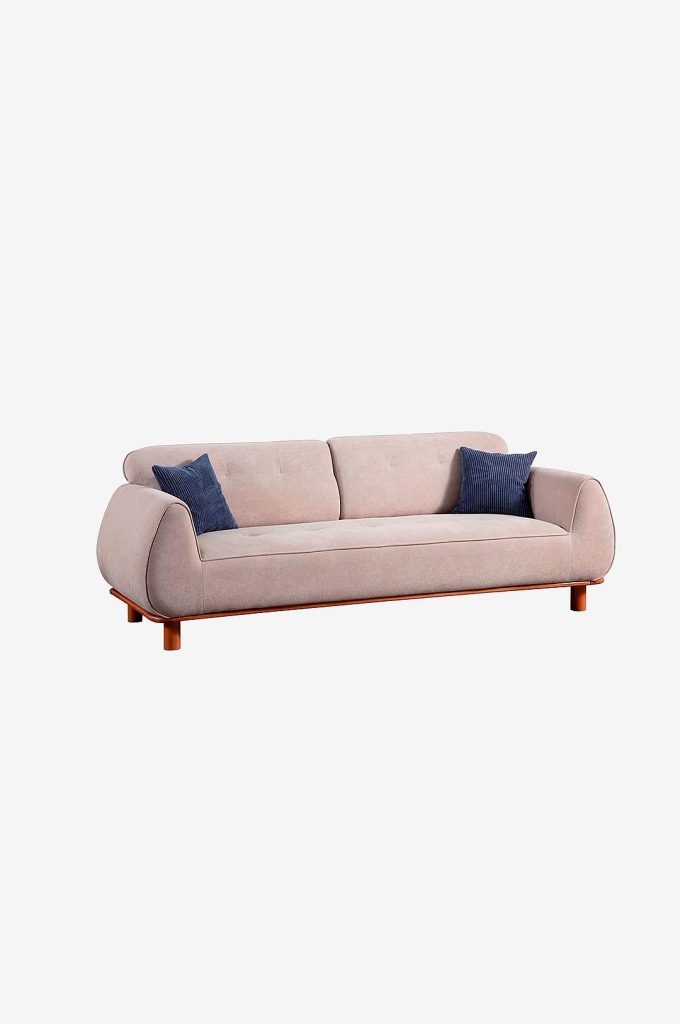 3-sits soffa – Drop – Vit