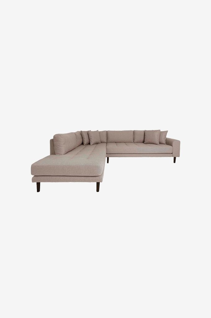 Divansoffa – med öppen gavel Lido – Beige