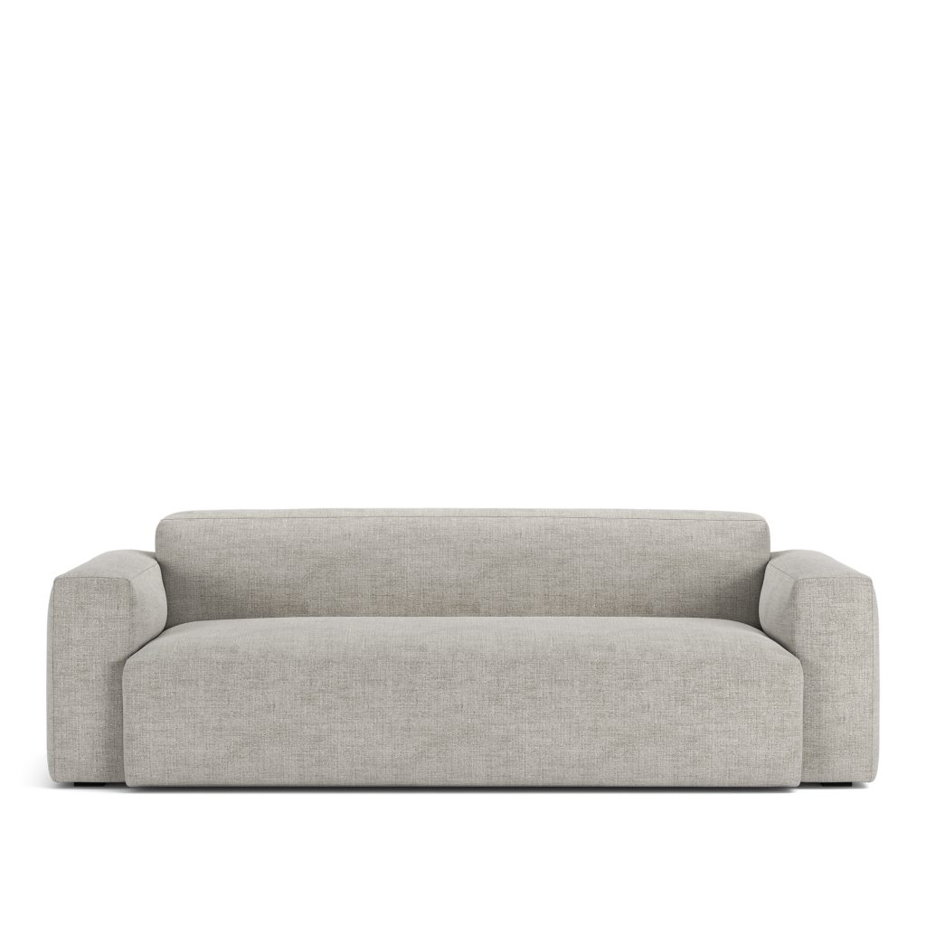 3-sits soffa – Brick 2,5-sits Sienna 103 Fast klädsel – Grå