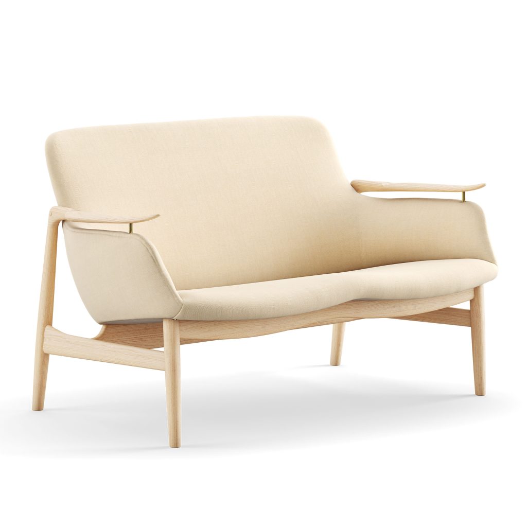 Soffa – 53, Klar Oljad Ek – Beige