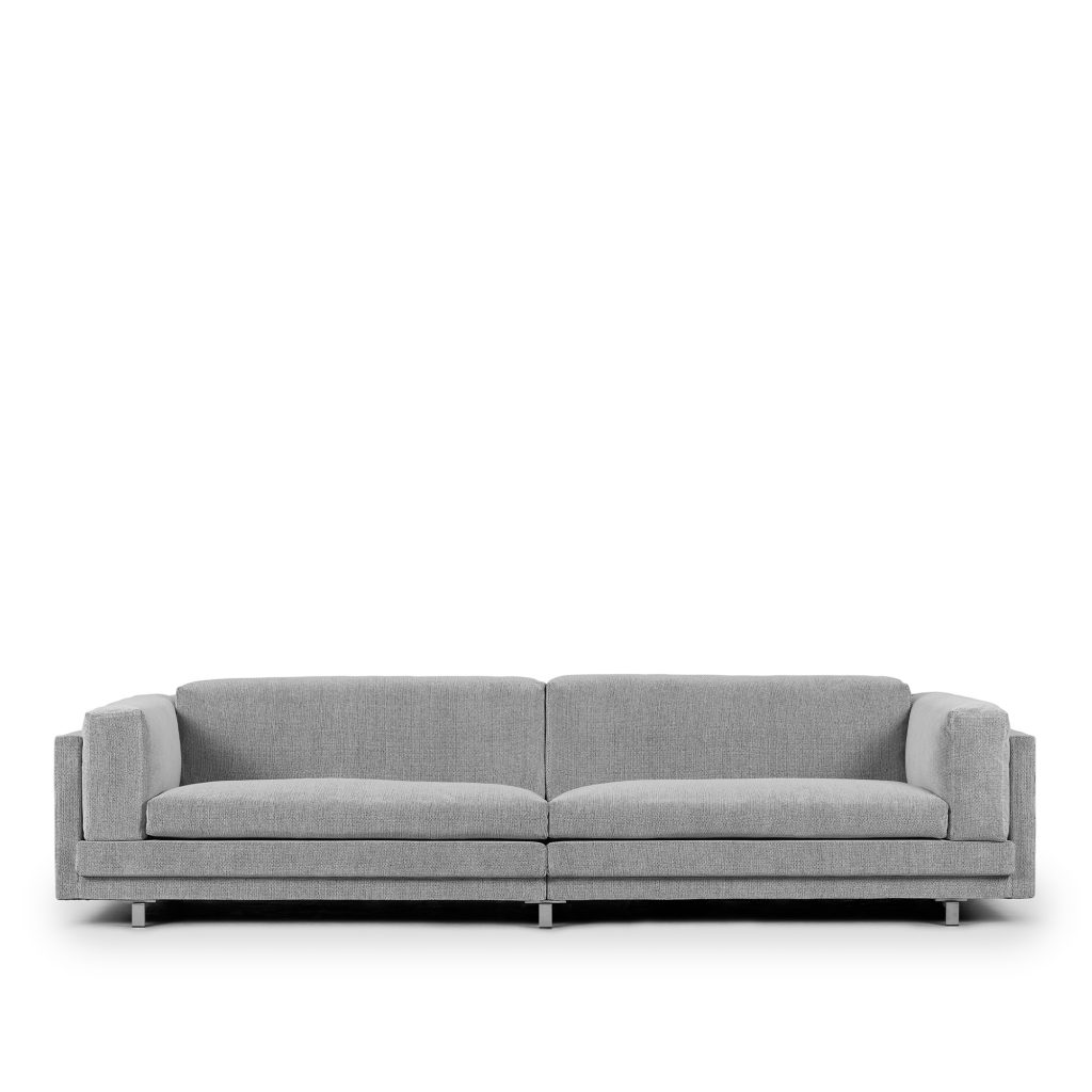 Soffa – Tub 260 x 104 cm element 130 h+v – Grå