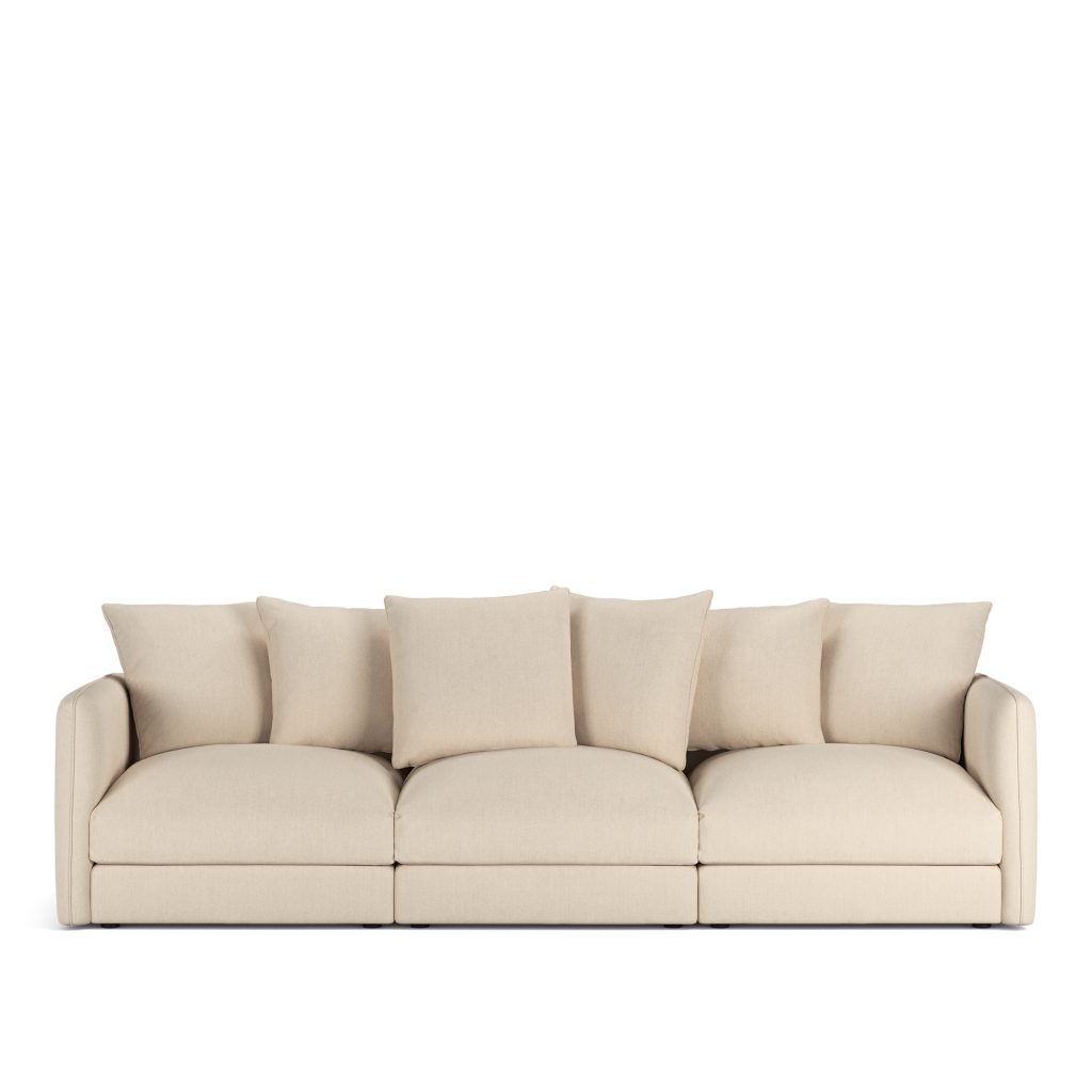 3-sits soffa – Pavarotti 3-sits Shadow Natur Fast klädsel