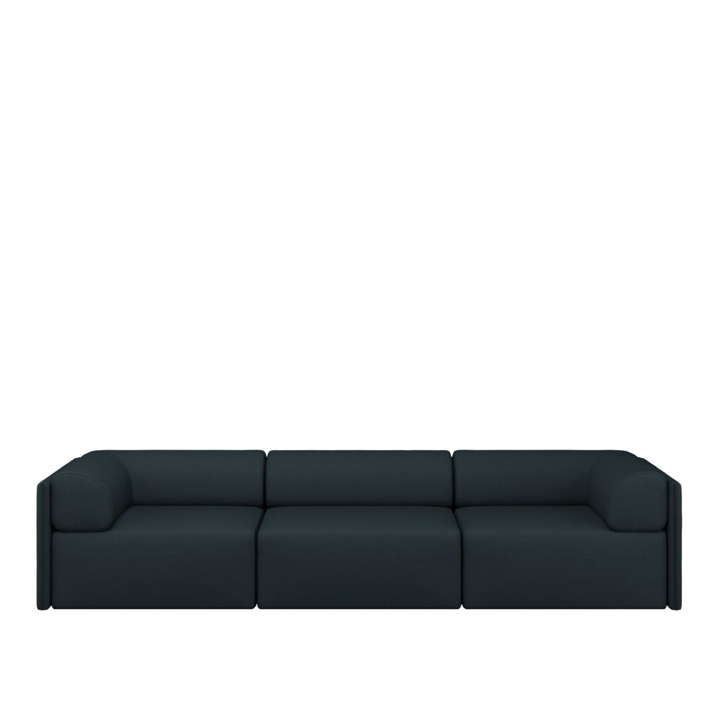 3-sits soffa – Palo Block 3-sits Låg Rygg – Grön