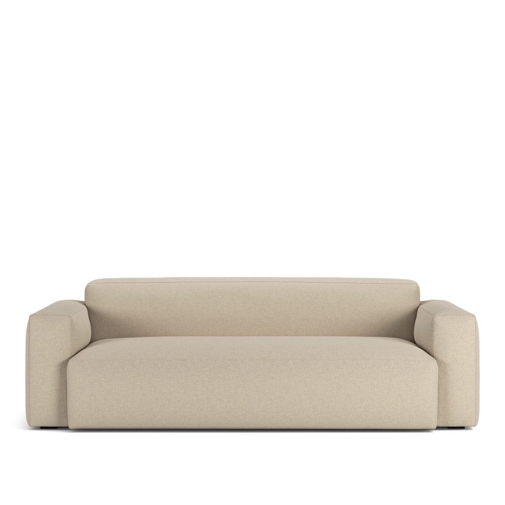 3-sits soffa – Brick 2,5-sits Lario 107 Fast klädsel – Beige