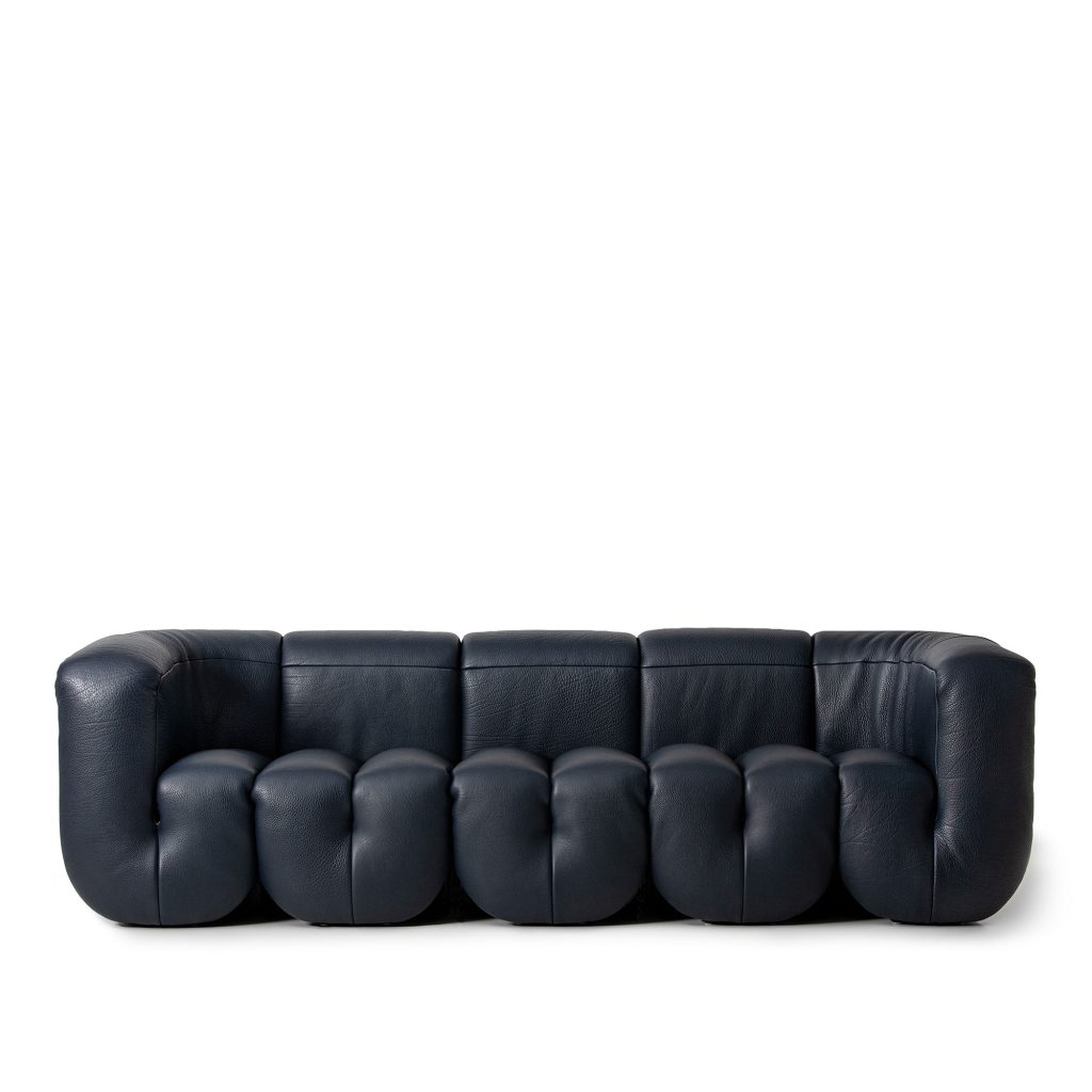 Modulsoffa – DS-707 Modulsoffa 200 cm, Läder Kat. Touch Col. Svart – Svart