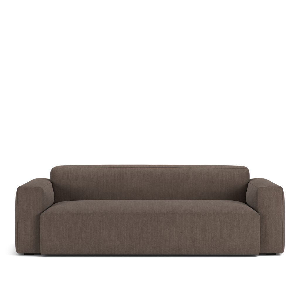 3-sits soffa – Brick 2,5-sits Shadow Mörk Brun Fast klädsel – Brun