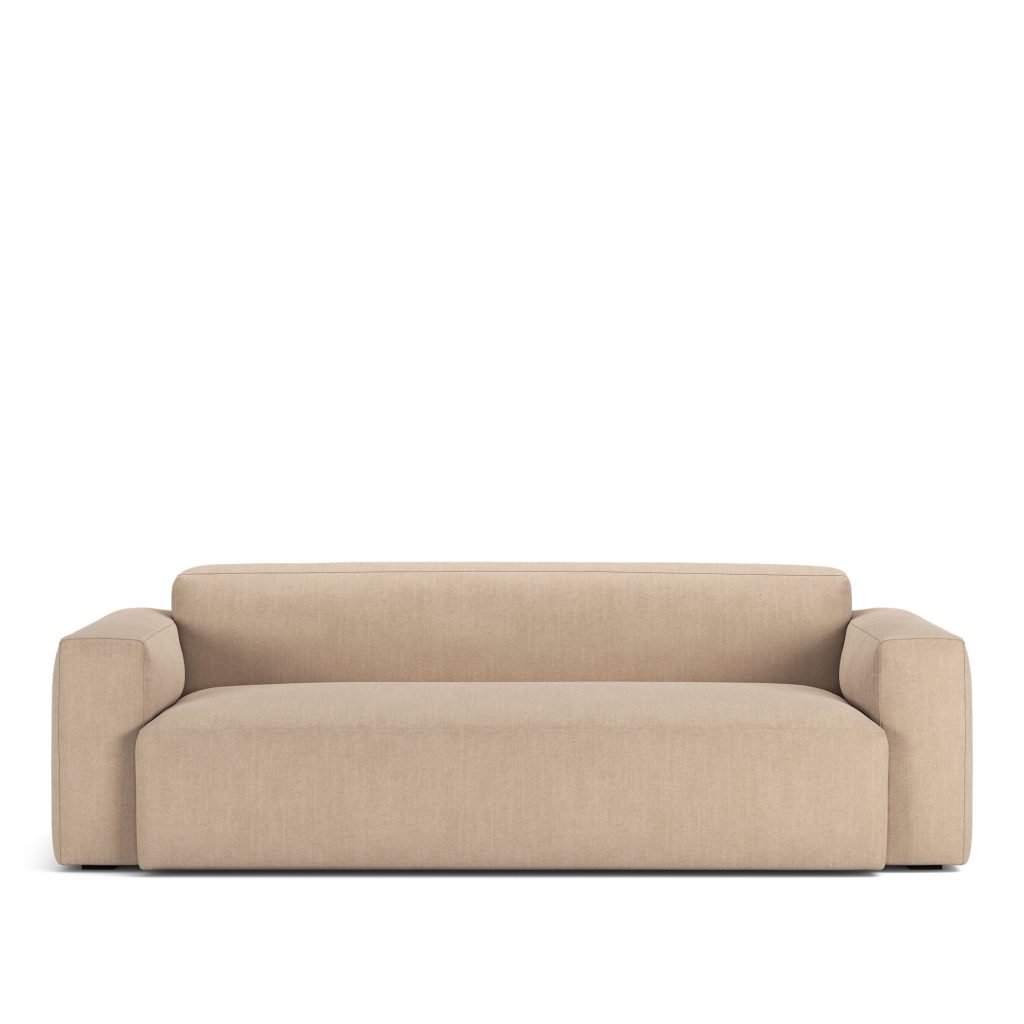 3-sits soffa – Brick 2,5-sits Shadow Beige Fast klädsel – Beige