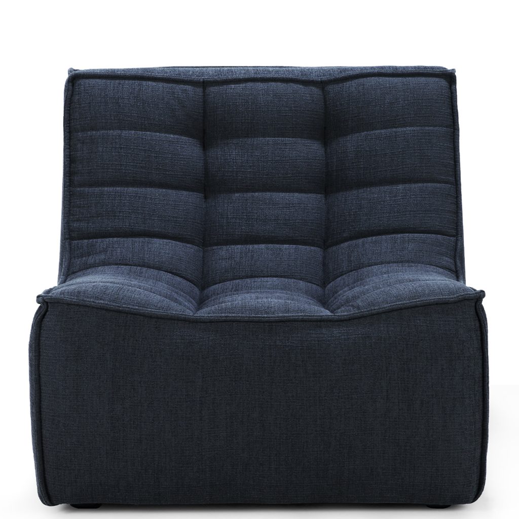 Modulsoffa – N701, 1-sits, Grafit – Grå