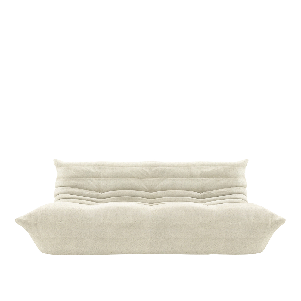 Soffa – Togo Stor Utan Arms, Tyg Kat. S Alcantara Eggshell 4570