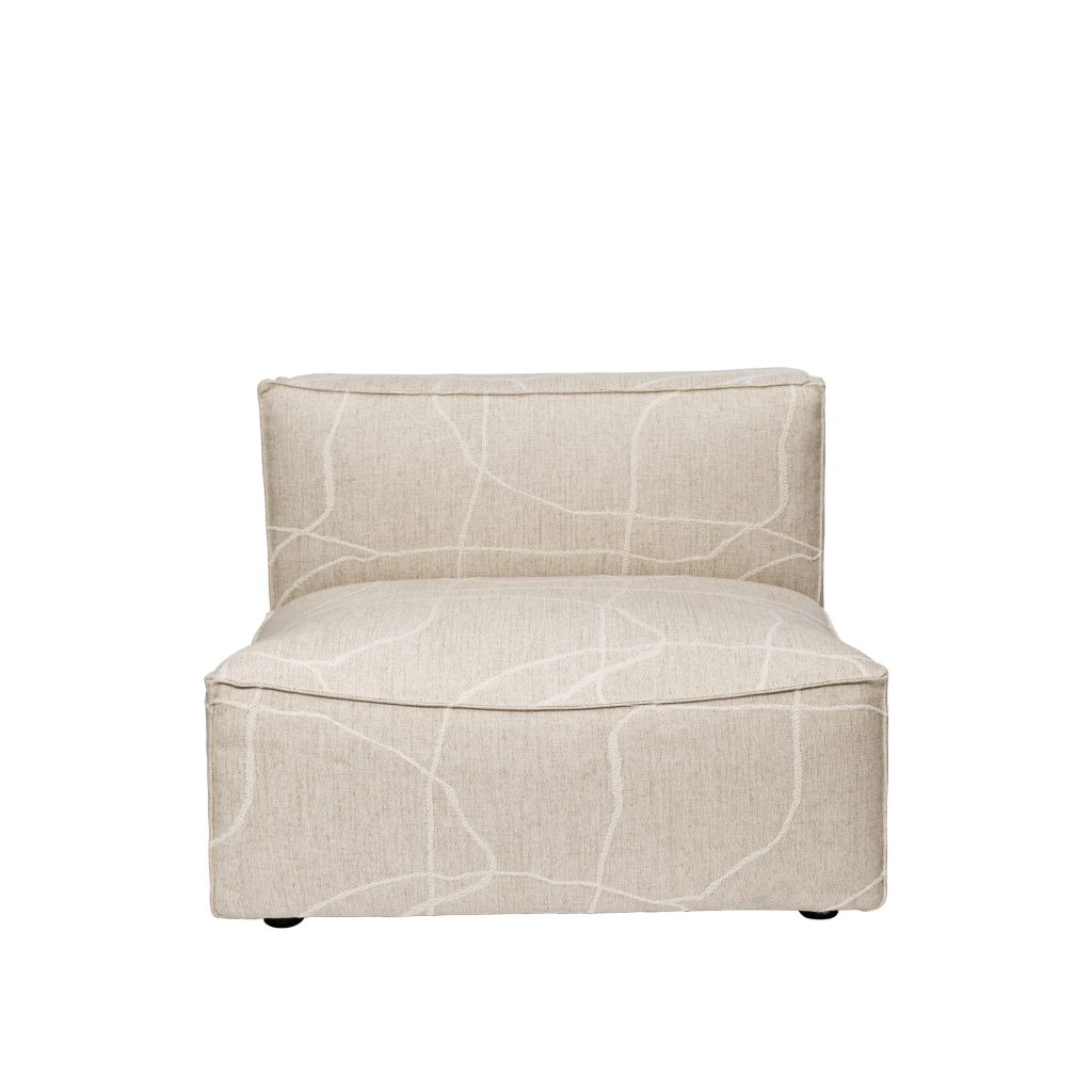 Modulsoffa – Mitt S100 Utzon-Can Lis, Sand/Brutet vitt – Vit