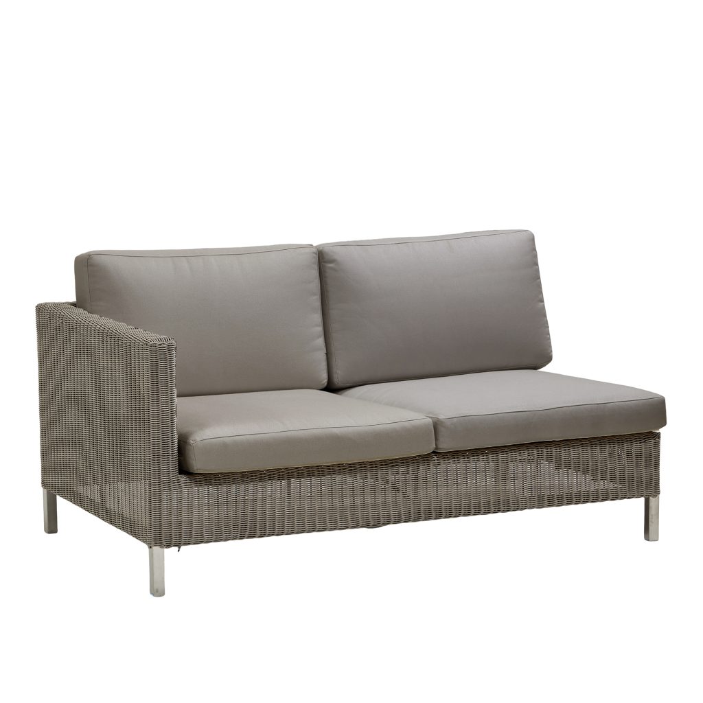 Soffa Utomhus – Connect Modulsoffa 2-sits, Höger, Dyna: Brun – Beige