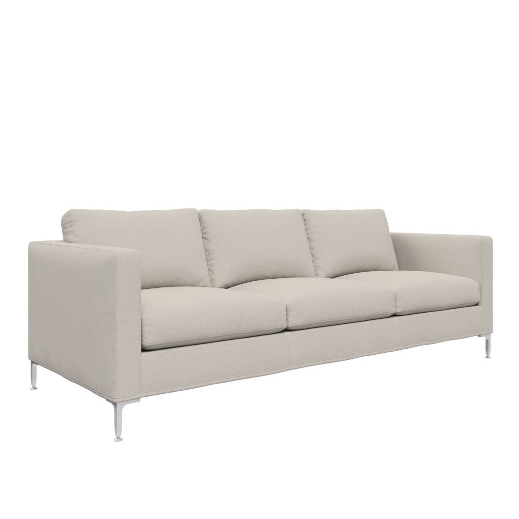3-sits soffa – Alex Soffa 3-sits Tyg Noah 07 Ljus Beige – Beige