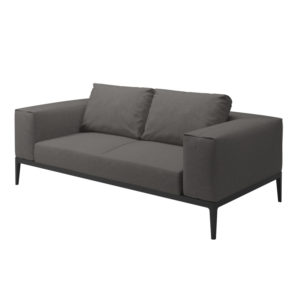 Soffa Utomhus – Grid Loungesoffa Meteor/Granit