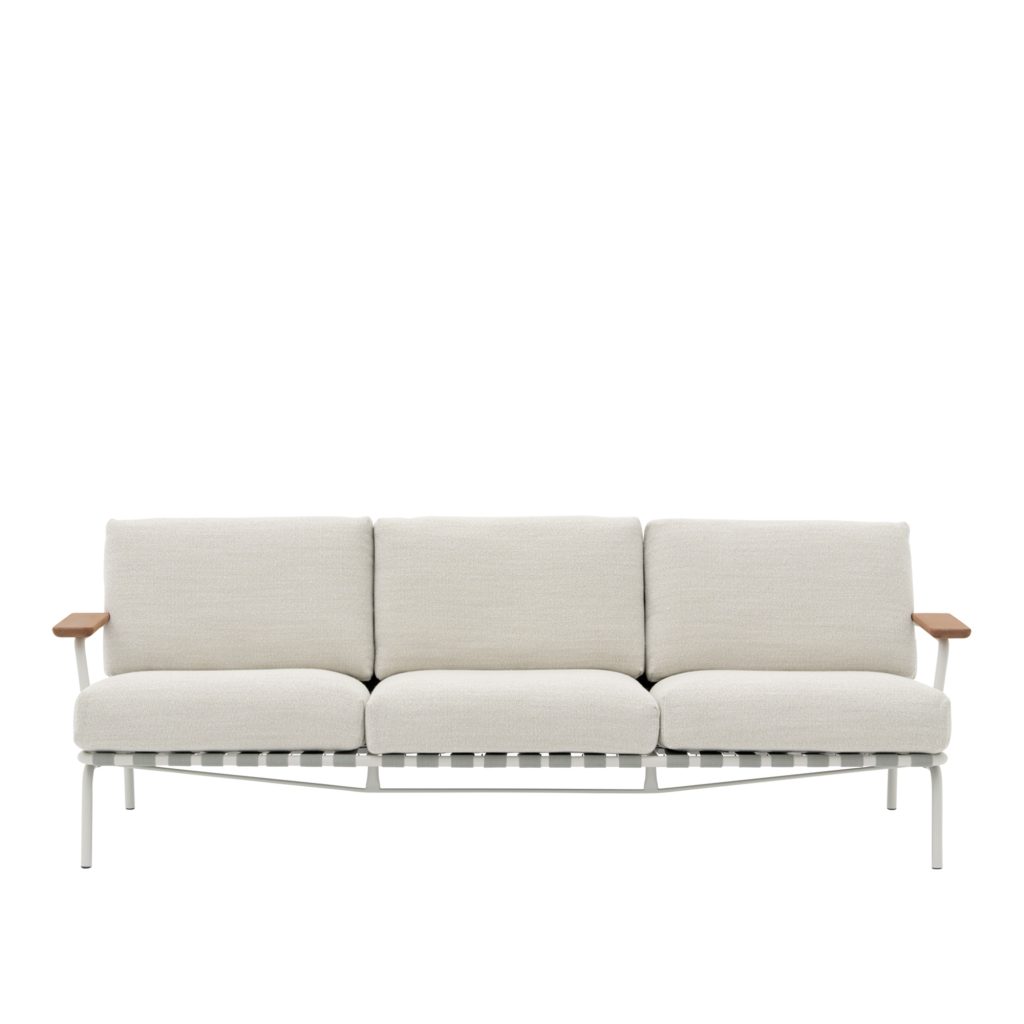 Soffa Utomhus – Settle 3-sits laze 1/Grå