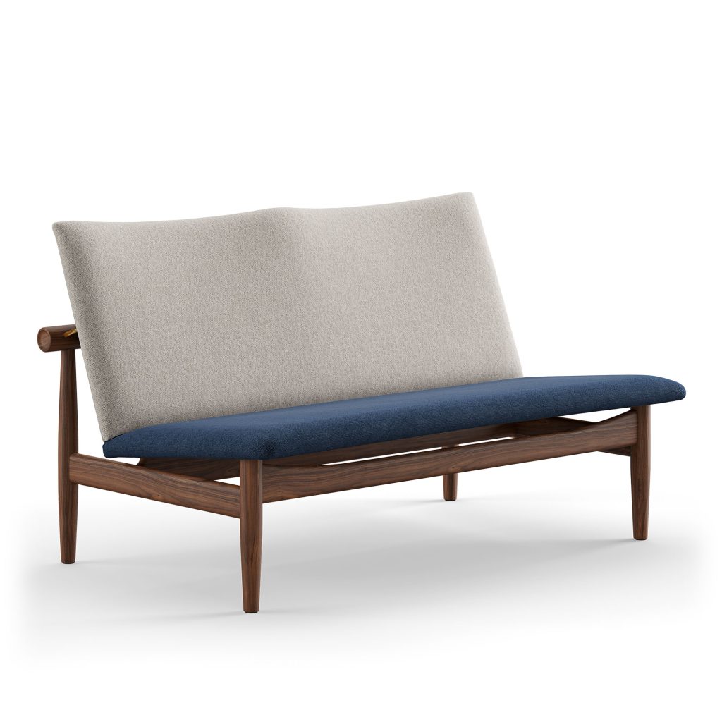 2-sits soffa – Japan 2-sits, Valnöt, 764/110 – Träfärgad