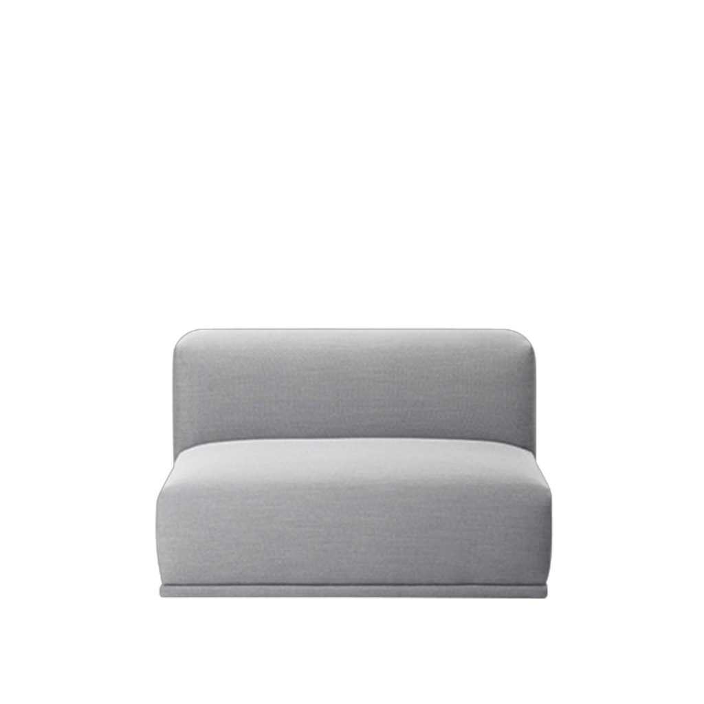 Hörnsoffa – Connect Modulsoffa, Long Mitt (C) – Grå