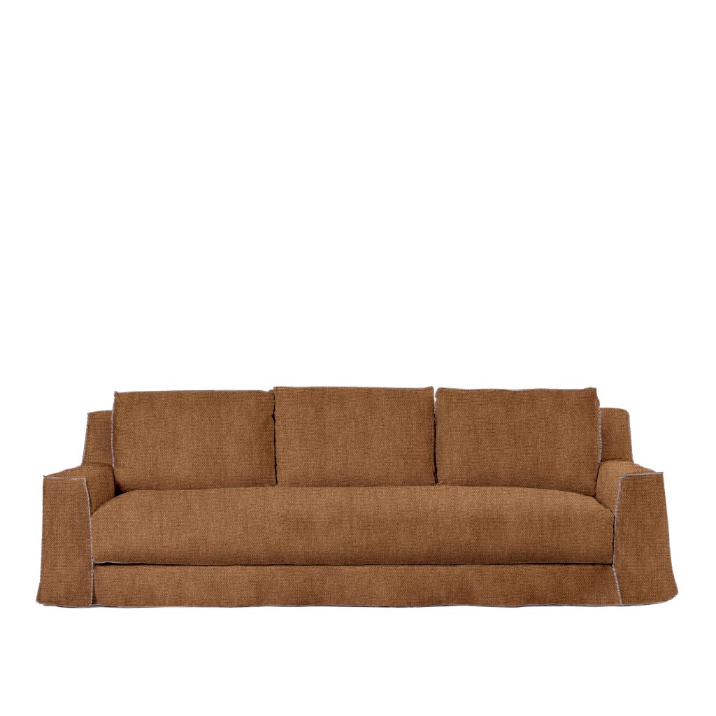 Soffa – Loll 14, Linum Caramel – Brun