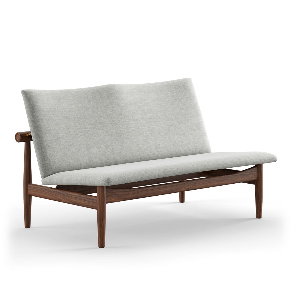 2-sits soffa – Japan 2-sits, Valnöt – Träfärgad