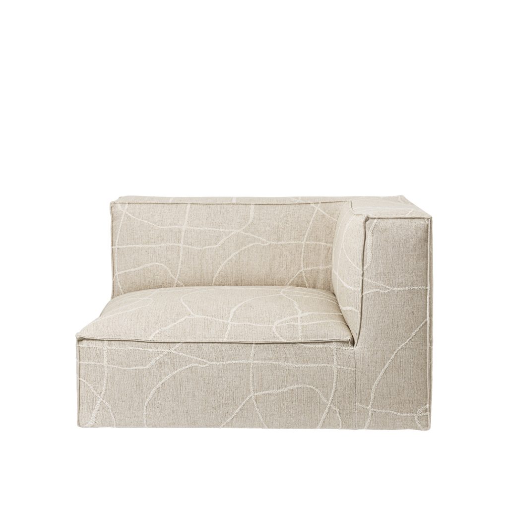 Modulsoffa – Armstöd R S401 Utzon-Can Lis, Sand/Off-wh – Beige
