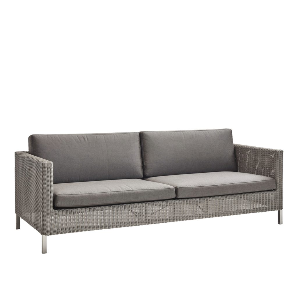 Soffa Utomhus – Connect Soffa 3-sits, Taupe, Dyna: Taupe – Beige