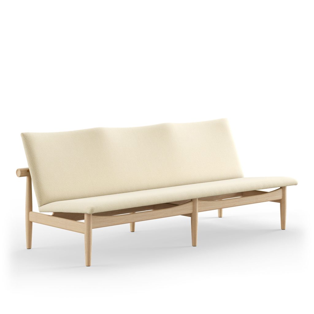 3-sits soffa – Japan 3-sits, Klar Oljad Ek – Beige