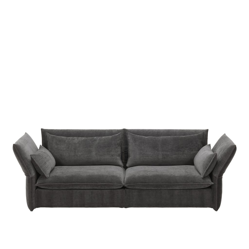 3-sits soffa – Mariposa 3-sits, Iroko 2 08 Mörk Grå – Grå