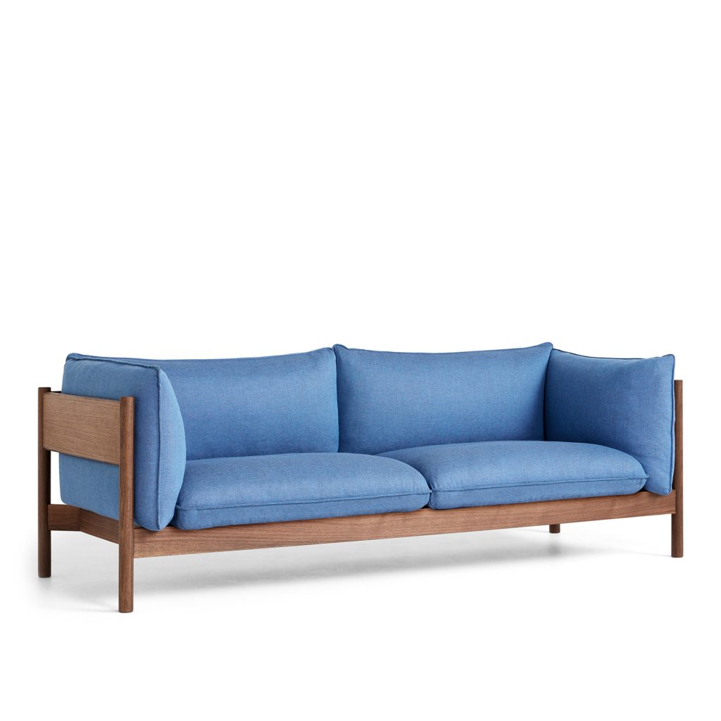3-sits soffa – Arbour Eco 3-sits Re-wool 758 / Oljad Waxed Valnöt