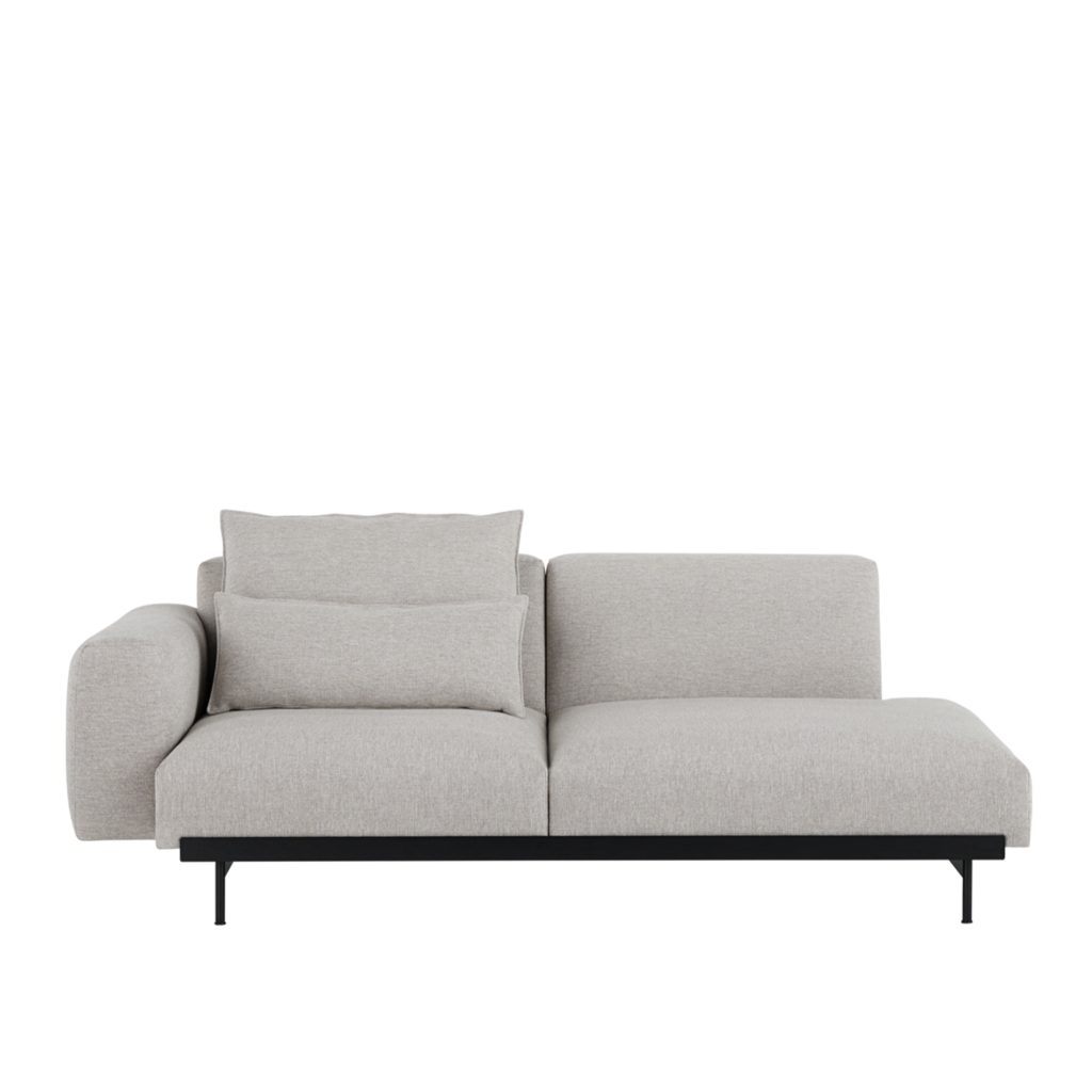 Hörnsoffa – In Situ Modulsoffa 2-sits Konfiguration 3 – Grå