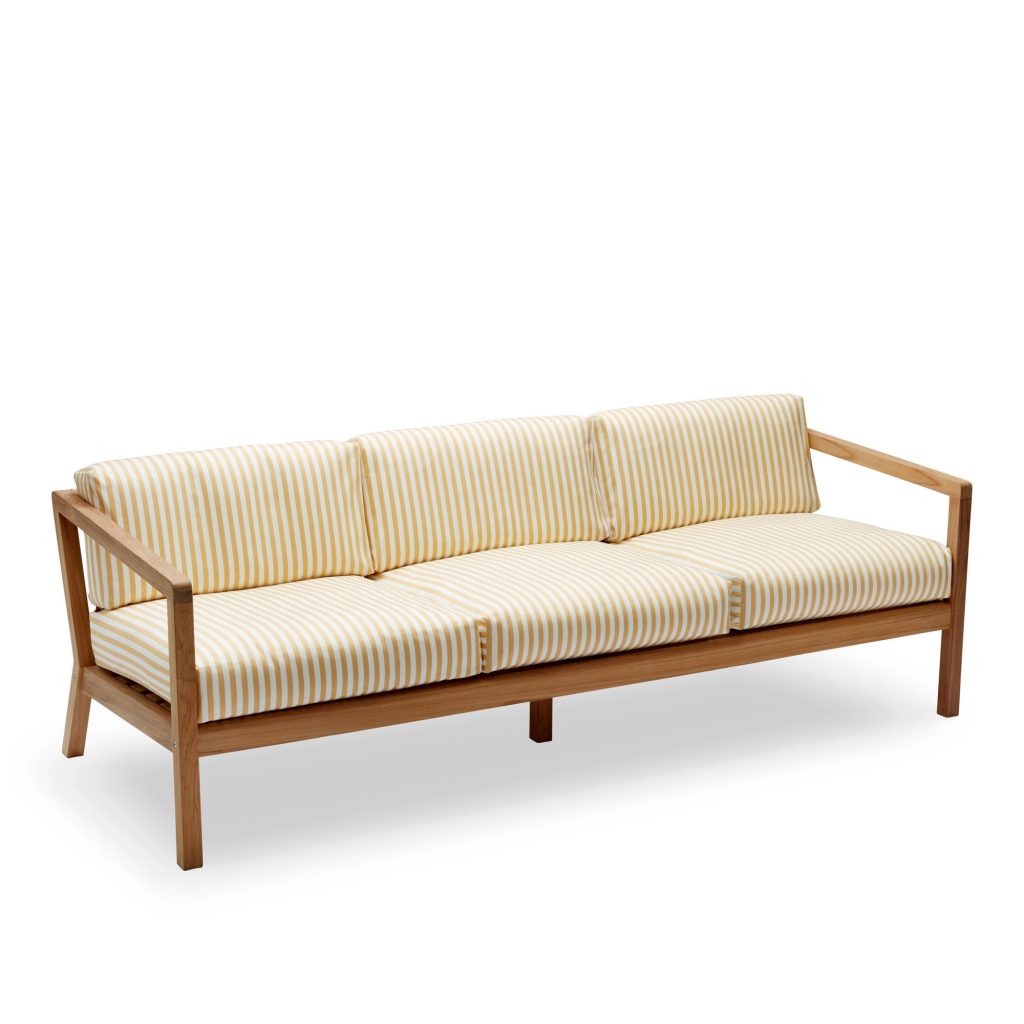 Soffa Utomhus – Virkelyst 3-sits Golden Gul Rand – Gul
